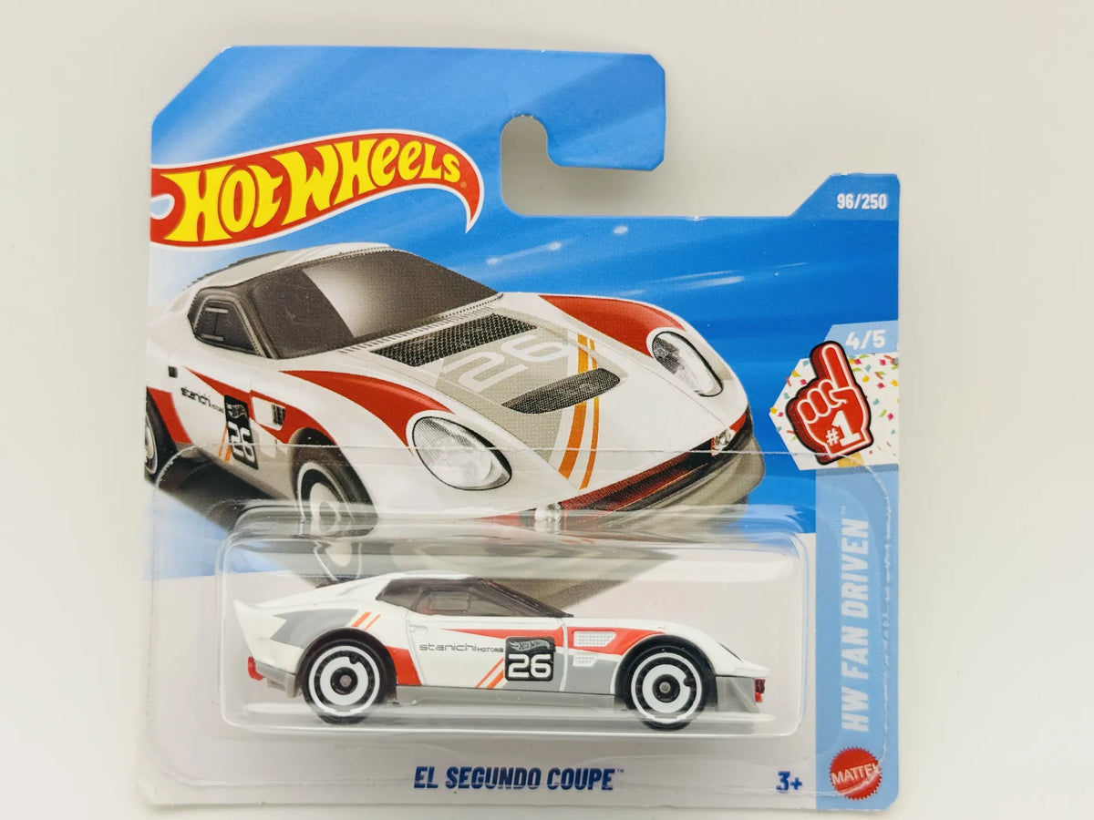 El Segundo Coupe Hot Wheels 2026 Hw Fan Driven 1:64 26 Blister Biały – zdjęcie 9