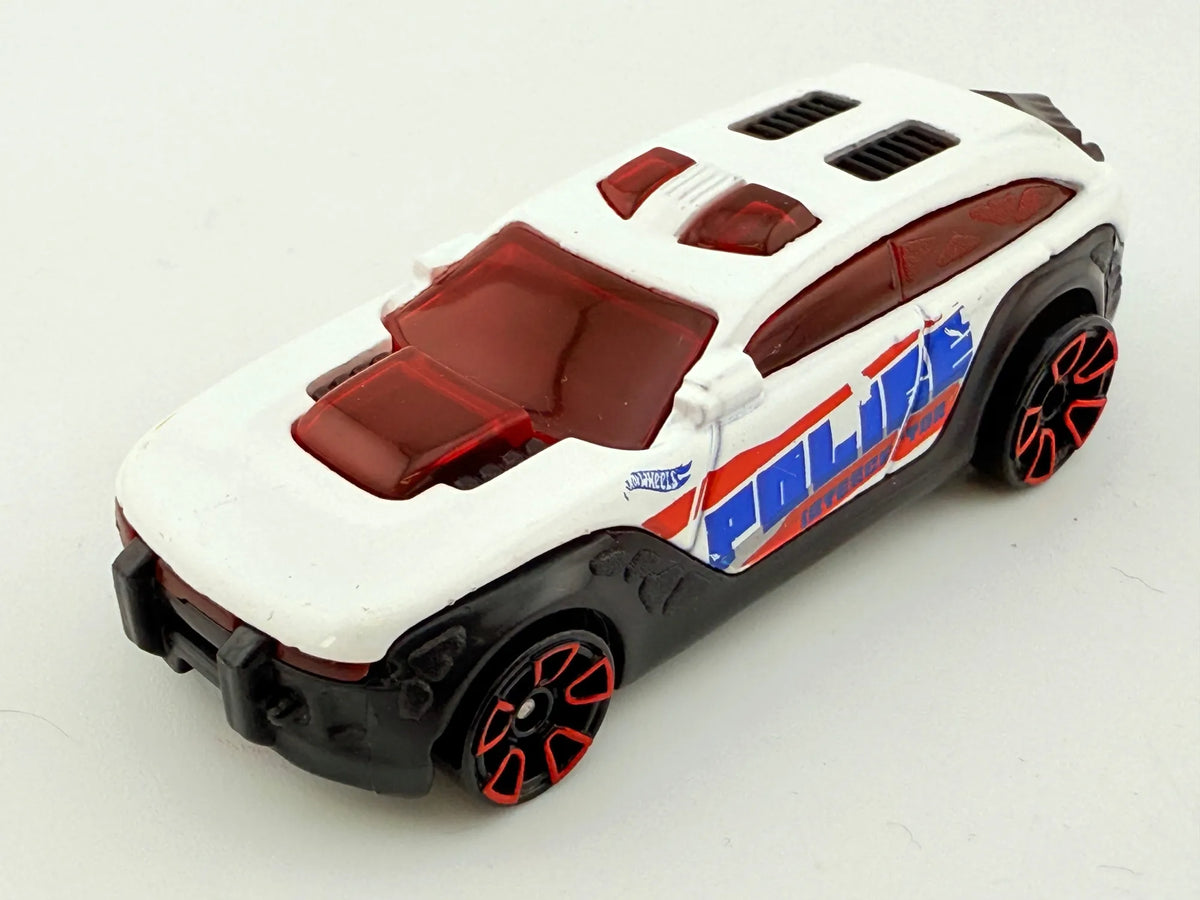 Hw Pursuit Mainline Policja Hot Wheels 2012 Biały 1:64 – zdjęcie 9