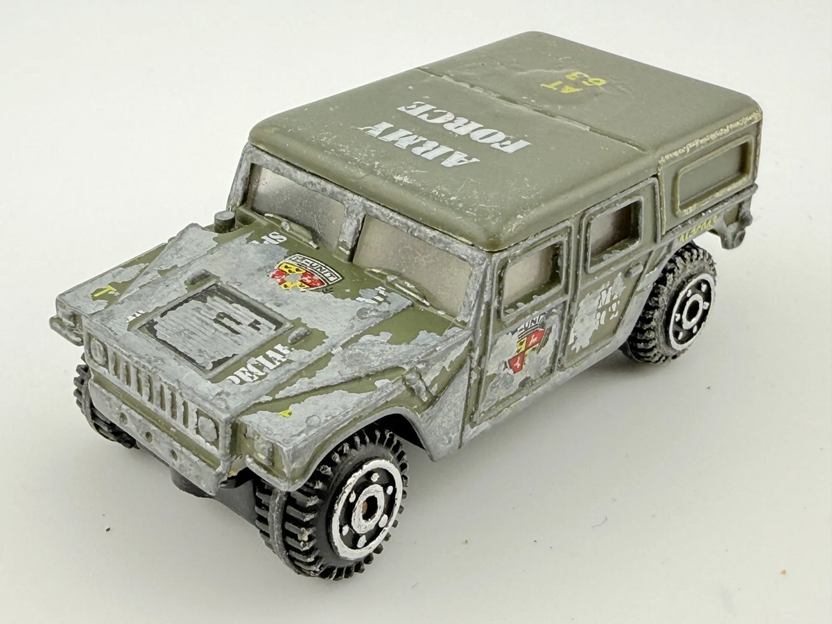 HUMMER H1, Arymy Force, Vintage Model Die cast, Zielony, 1:64, Resoraki – zdjęcie 8