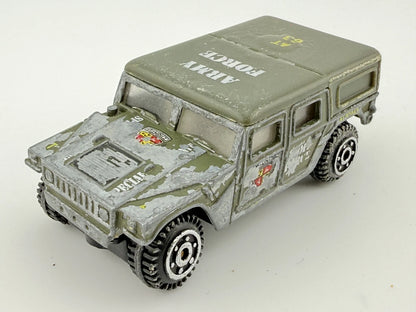 HUMMER H1, Arymy Force, Vintage Model Die cast, Zielony, 1:64, Resoraki – zdjęcie 8