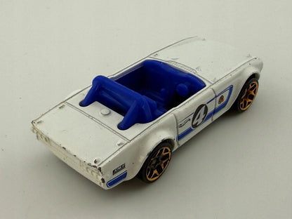 Triumph Tr6 Hot Wheels 2009 Biały 1:64 – zdjęcie 8