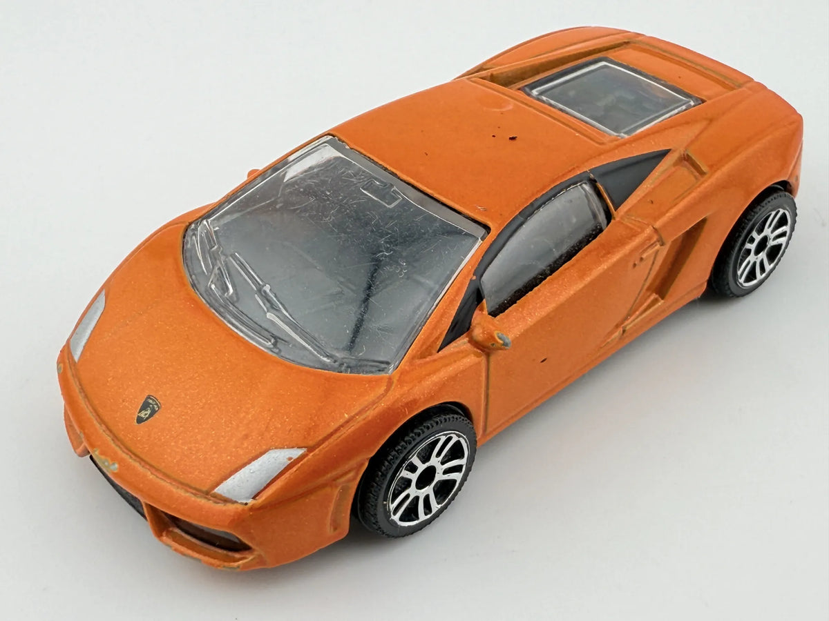 LAMBORGHINI GALLARDO, Majorette, Die cast RE 219D, Pomarańcz. 1:64 Resoraki – zdjęcie 8
