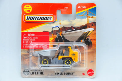 Mbx Lil' Dumper Matchbox 2024 Żółty 1:64 – zdjęcie 9