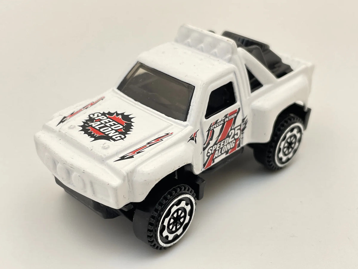 PICKUP TRUCK, Speed Along, Resoraki, Die cast, Biały, 1:64 – zdjęcie 8