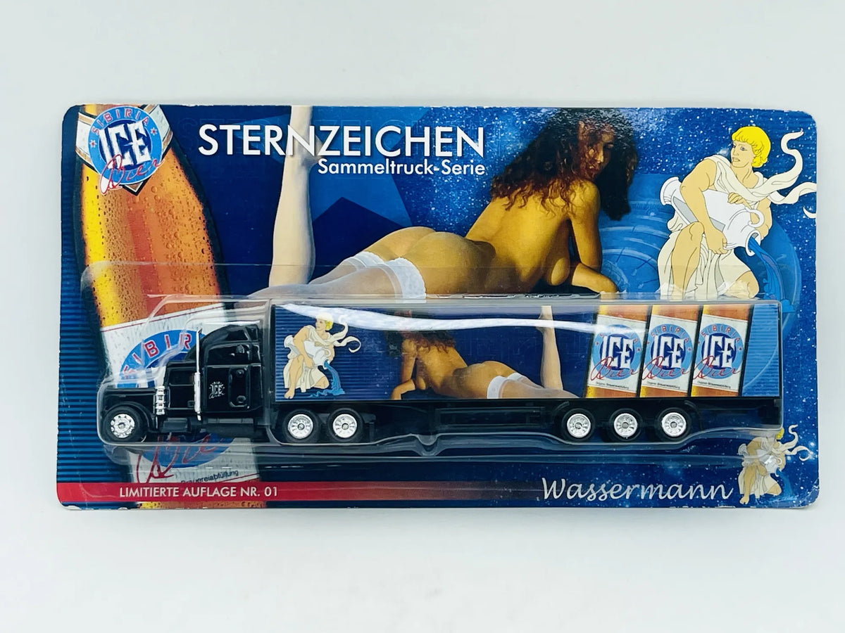 Peterbilt Mit Euroauflieger Gefra-Werbung Sternzeichen Sammeltruck-Serie