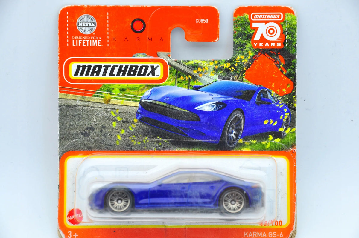 Karma Gs-6 Matchbox 2022 Niebieski 1:64 – zdjęcie 9