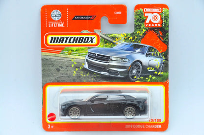 2018 DODGE CHARGER Matchbox 2022 Czarny 1:64 – zdjęcie 9