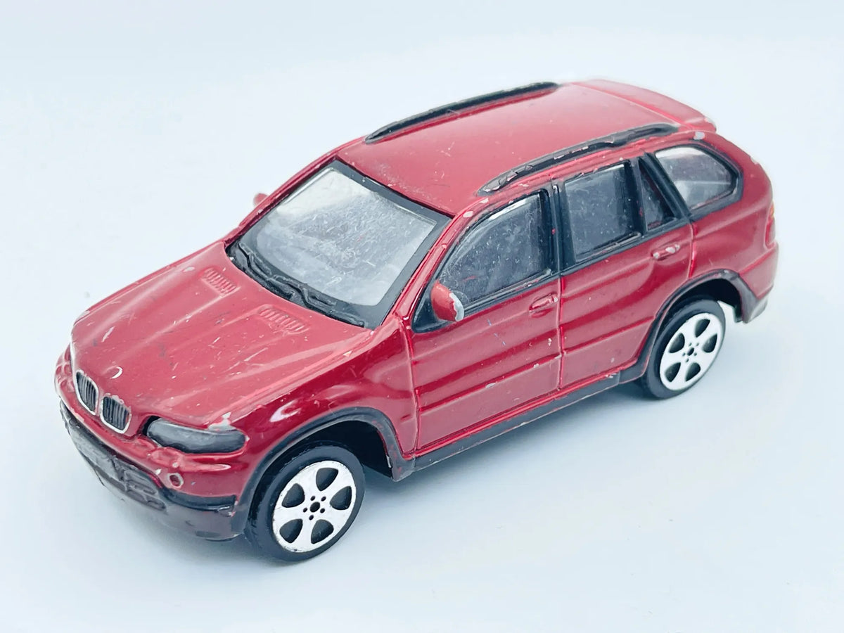 BMW X5, Bburago, Resoraki, Die cast, 1:43, Bordowy – zdjęcie 8