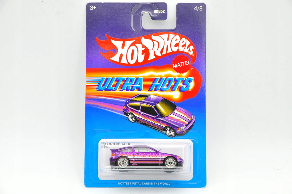 '88 Honda CRX Ultra Hots Hot Wheels 2024 Fioletowy 1:64 Samochód Osobowy – zdjęcie 9