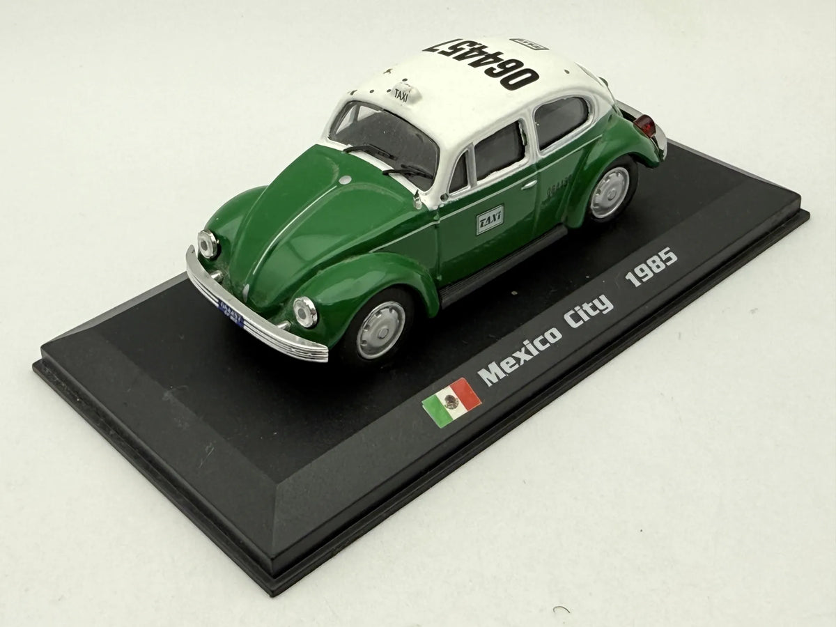 VOLKSWAGEN BEETLE TAXI MEXICO CITY 1985, AmerCom 1985 Zielony 1:43 Resoraki – zdjęcie 8