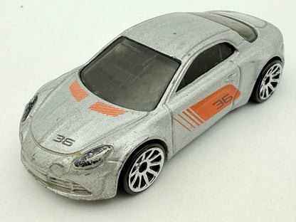 Alpine A110, Silver, Hot Wheels 2018, resoraki, die cast, srebrny, 1:64 – zdjęcie 8