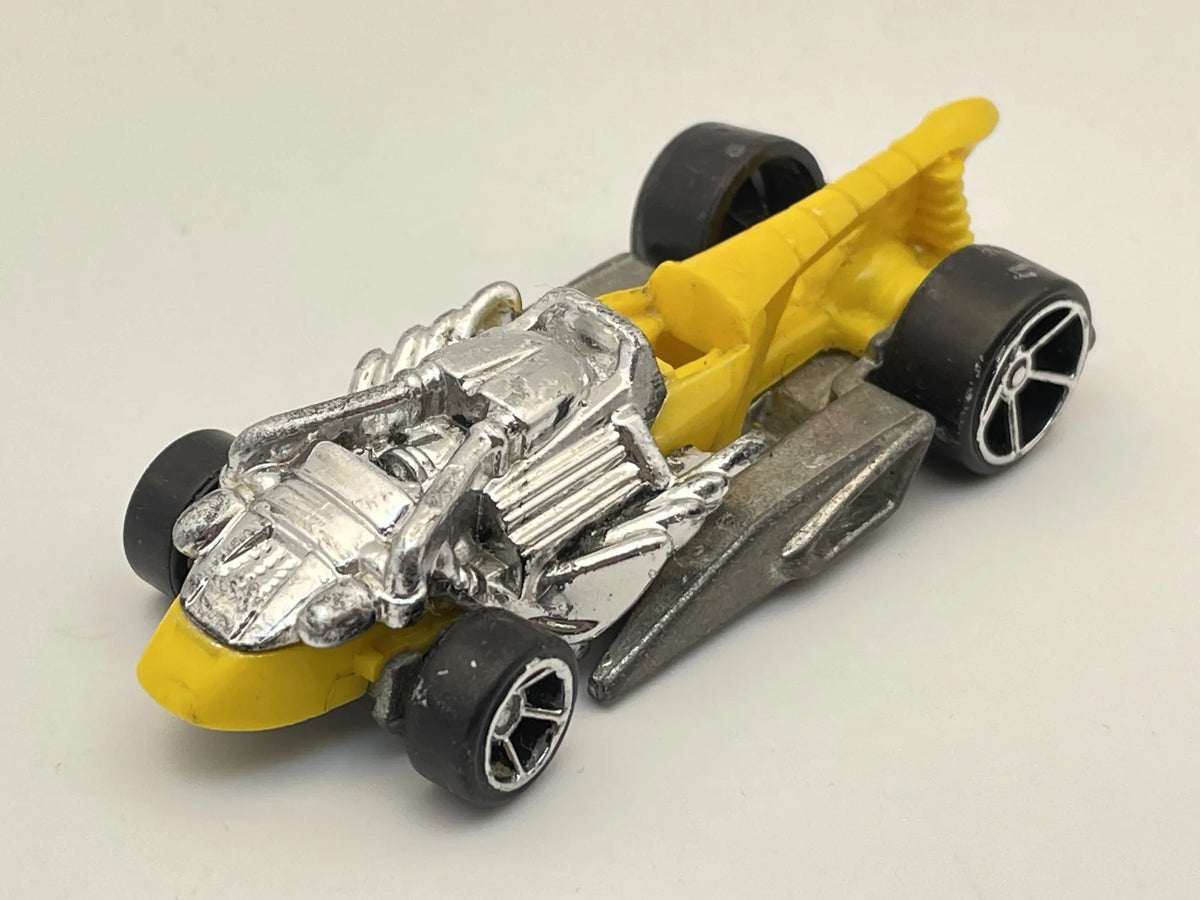 DRAGGIN' TAIL, Hot Wheels, Resoraki, Die cast C41, Żółty, 1:64 – zdjęcie 8