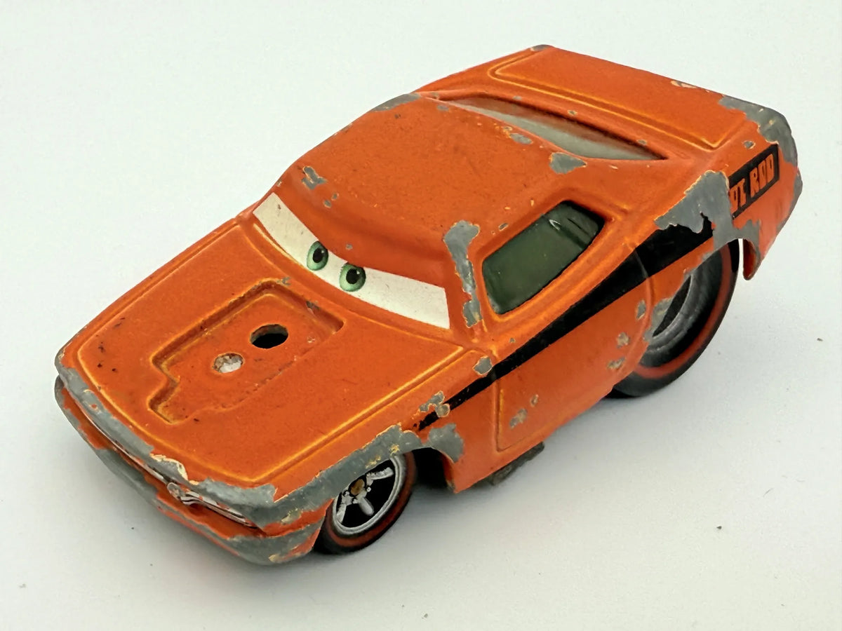 Olo Polipa (Snot Rod), Auta Disney/Pixar, Resoraki Die cast Pomarańcz. 1:64 – zdjęcie 8