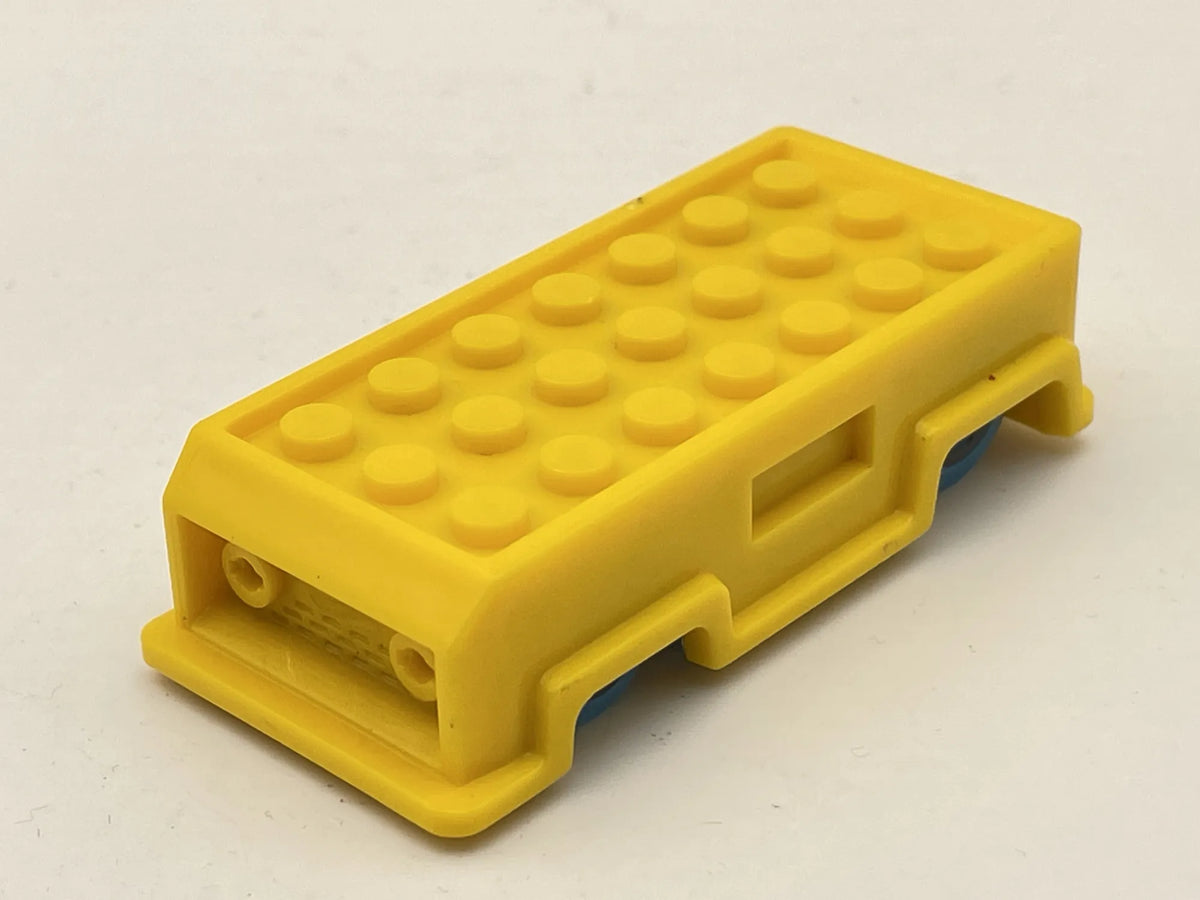 Brick Blaster, Hot Wheels 2022, Die cast HKG31, Resoraki Klocki, Żółty 1:64 – zdjęcie 8