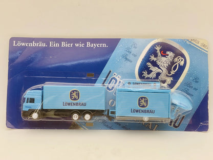 MAN TRUCK DGD 1:87 Ciężarówka Promocyjna LÖWENBRÄU Blister Niebieski – zdjęcie 7
