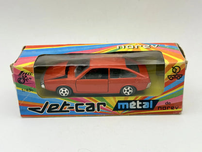 RENAULT 15 TS Jet Car Norev 1971 Czerwony 1:43 Made in France – zdjęcie 7