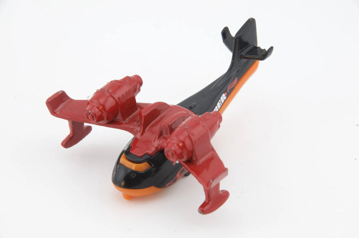 Water Bomber Hot Wheels Czarno-Czerwony 1:100 – zdjęcie 8