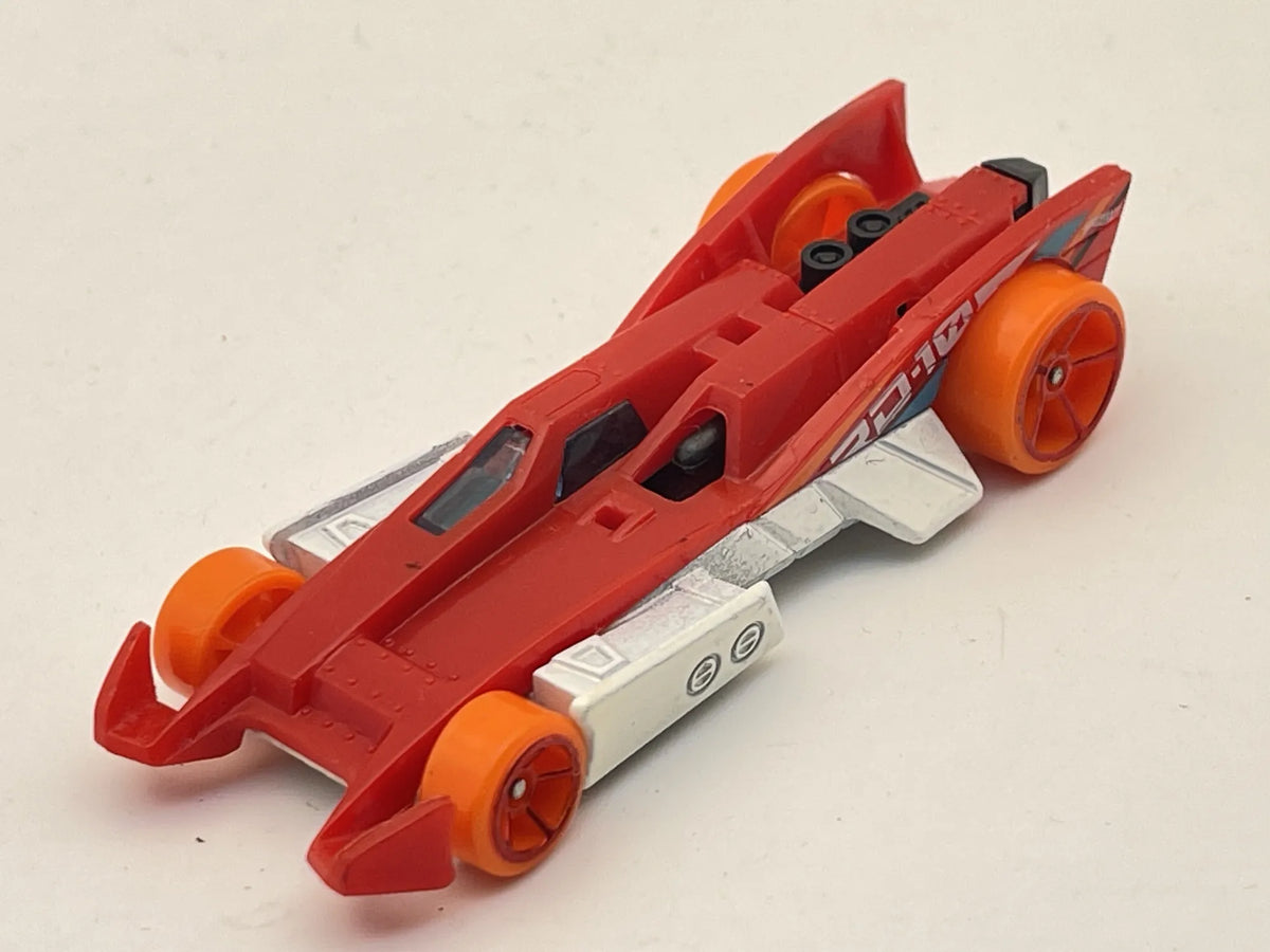 RD-10, Seria ACCELERACERS, Hot Wheels 2004-'13 Die cast GHP53 Czerwony 1:64 – zdjęcie 8