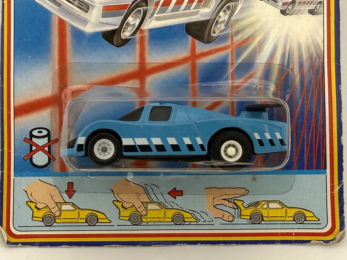 Prototyp Grupy C HW Turbo Majorette Niebieski 1:60 Made in France – zdjęcie 6