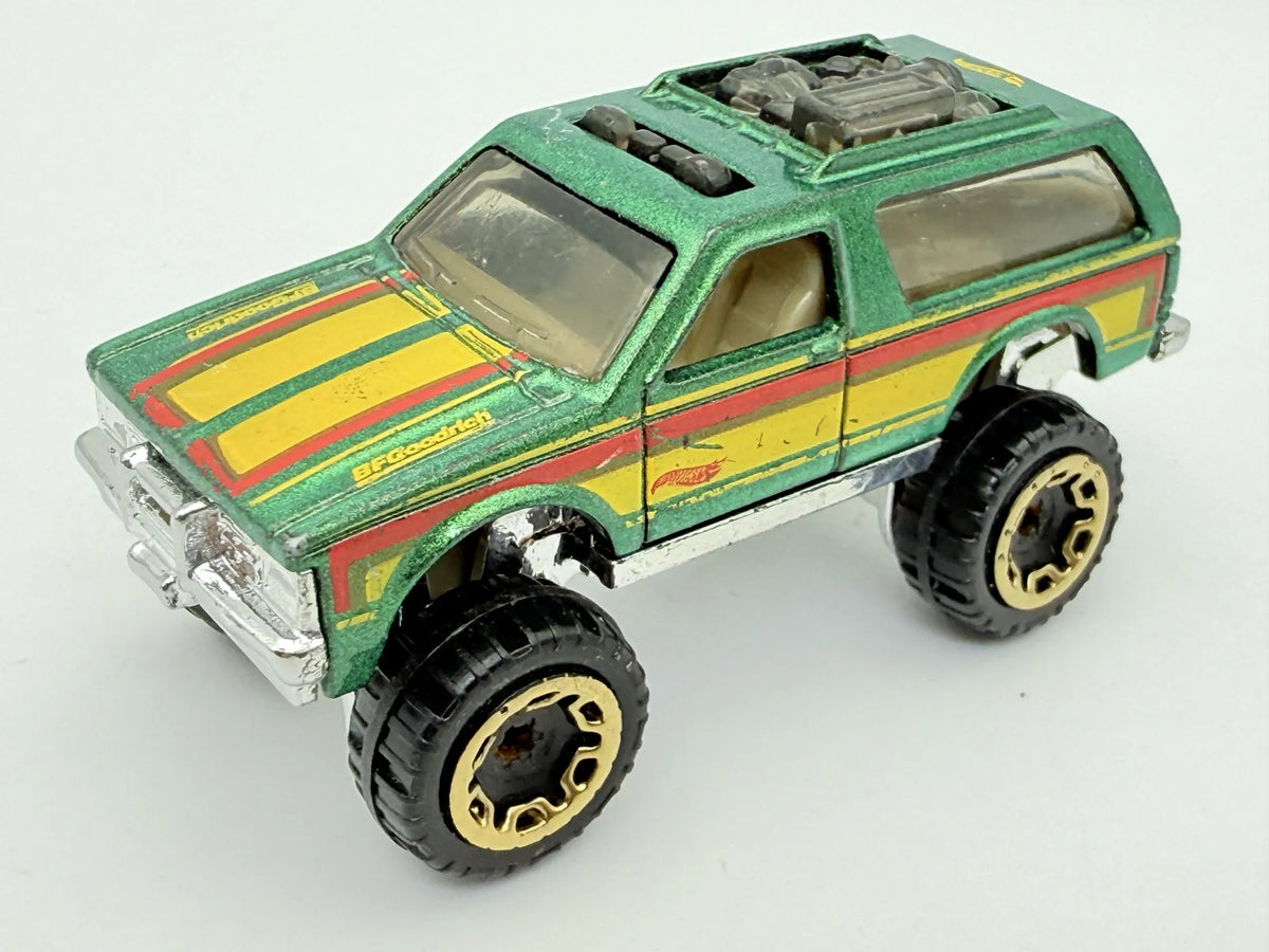1983 CHEVY BLAZER 4X4, Hot Wheels 2015, Die cast 91983, Zielony, 1:64 – zdjęcie 8
