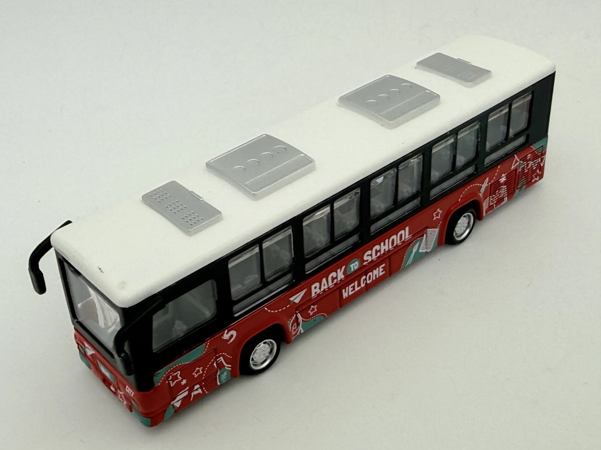 AUTOBUS SZKOLNY Back to School Welcome, Die cast, Czerwony, 1:64, Resoraki – zdjęcie 8