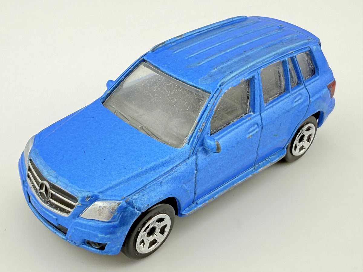 MERCEDES BENZ GLK, Realtoy, Die cast 510, Niebieski, 1:64, Resoraki – zdjęcie 8