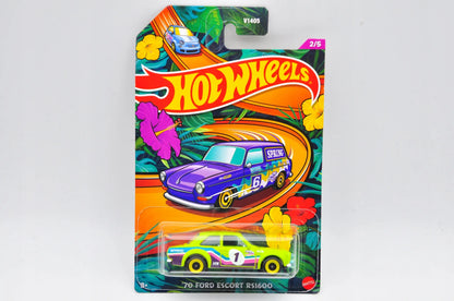 '70 Ford Escort Rs1600 Hot Wheels 2023 Zielony 1:64 – zdjęcie 9