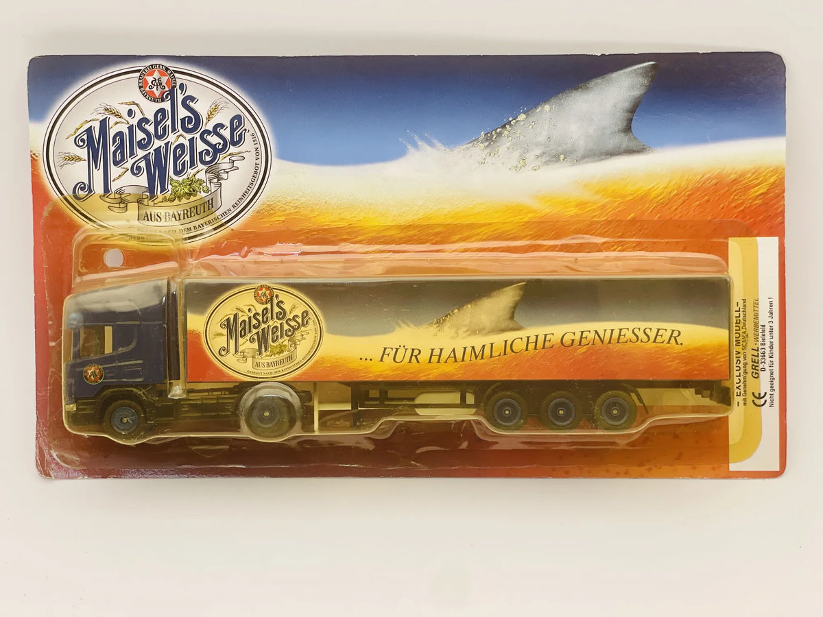 Ciągnik Siodłowy Grell 2001 1:87 Maisel's Weisse Blister Granatowy