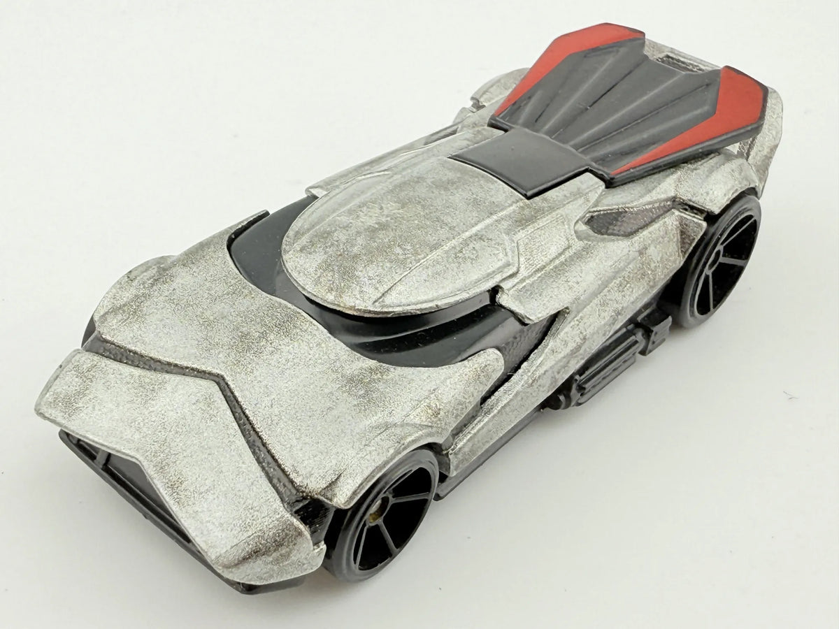 STAR WARS Captain Phasma, Hot Wheels 2015, Die cast CLR71, Srebrny, 1:64 – zdjęcie 8