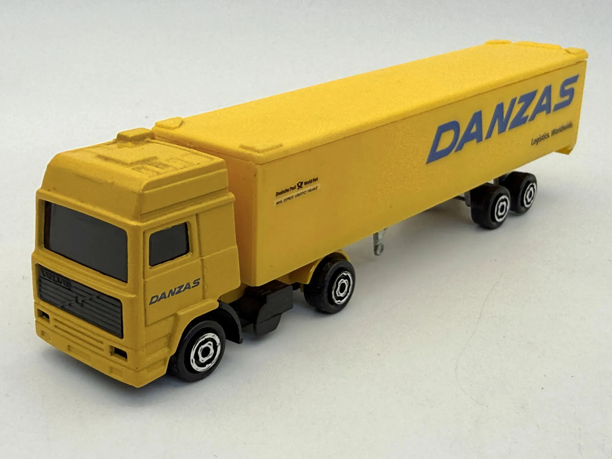 VOLVO TRUCK, DANZAS, Majorette, Die cast, Żółty, 1:64, Resoraki – zdjęcie 9