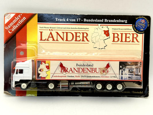 MAN Grell 1:87 Ciężarówka Promocyjna Länder-Bier Blister Niebieski Reklama