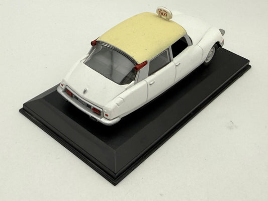 CITROËN DS 19, TAXI PARYŻ 1978, AmerCom 1968, Die cast, Biały 1:43 Resoraki – zdjęcie 2