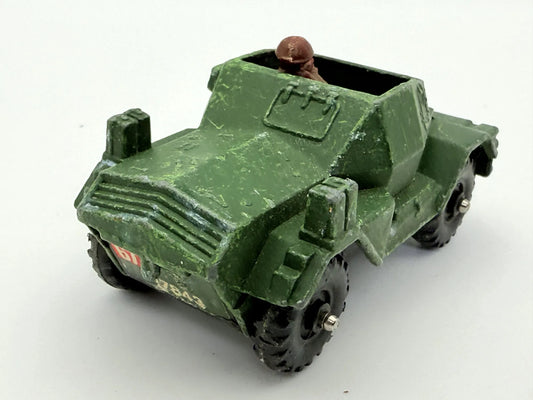 DAIMLER SCOUT CAR Corgi '70 Zielony 1:64 Made in Wielka Brytania – zdjęcie 2
