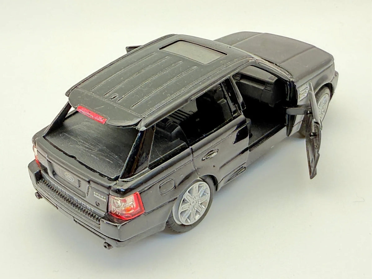 RANGE ROVER SPORT, Kinsmart, Resoraki, Die cast, Czarny 1:38 – zdjęcie 2