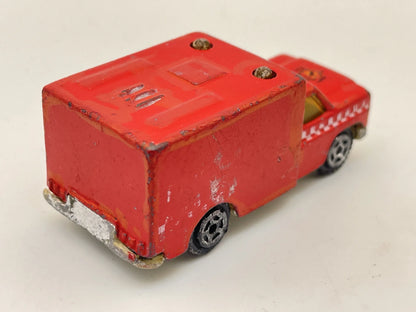 FIRE TRUCK, Stare Welly, Resoraki, VINTAGE MODEL Die cast, Czerwony, 1:64 – zdjęcie 2