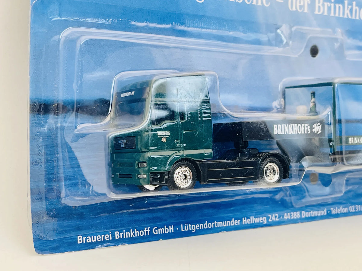 MAN TRUCK Grell 1:87 Ciężarówka Promocyjna BRINKHOFF's No1 Blister Zielony – zdjęcie 2