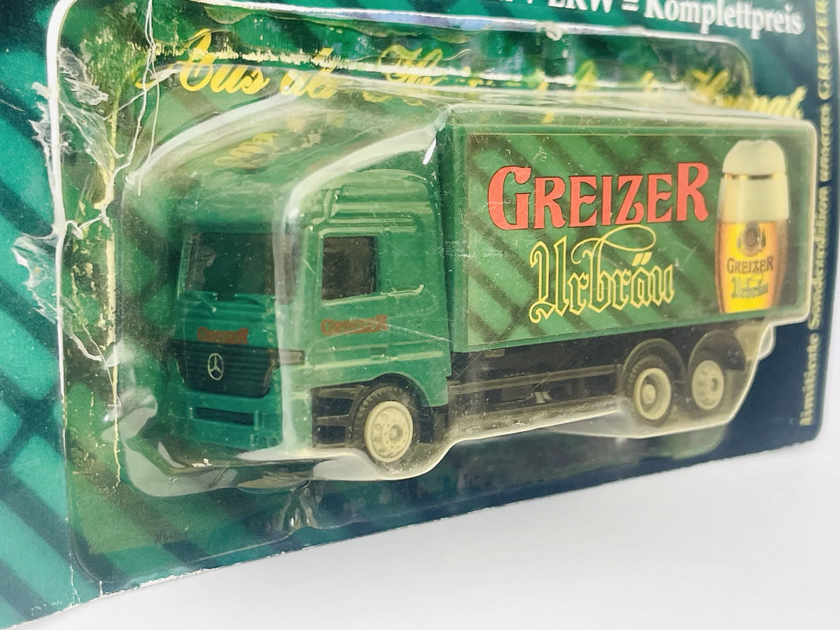 Ciężarówka Dystrybucyjna DGD 1:87 GREIZER Urbrau Blister Zielony Reklama – zdjęcie 2