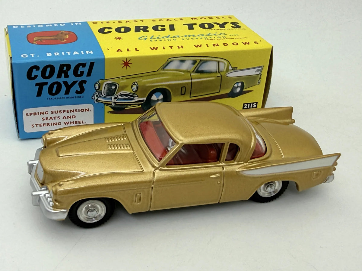 STUDEBAKER GOLDEN HAWK Corgi Złoty 1:43 – zdjęcie 2