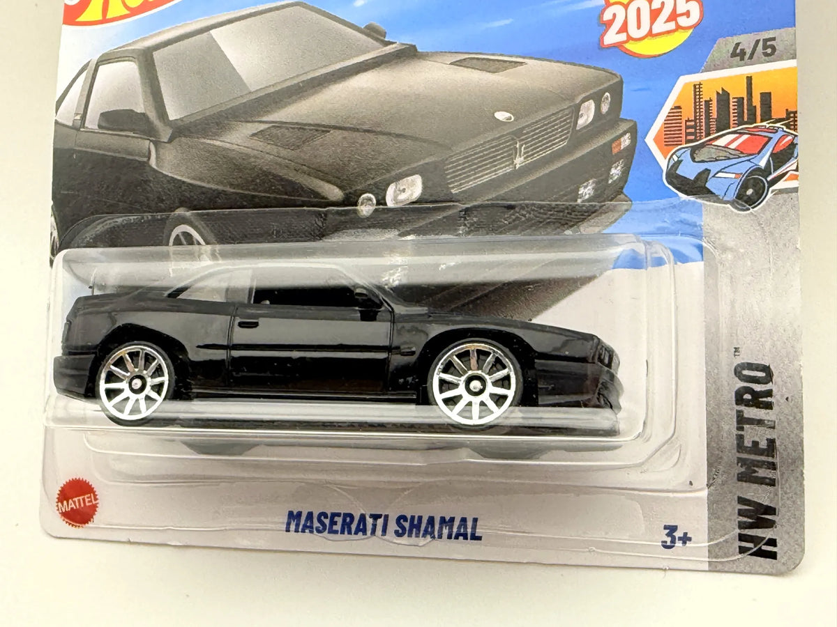 MASERATI SHAMAL, Hot Wheels 2025, Die cast HYX76, Czarny, 1:64, Resoraki – zdjęcie 2