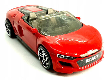 2019 Audi R8 Spyder Hot Wheels 2019 Czerwony 1:64 – zdjęcie 2