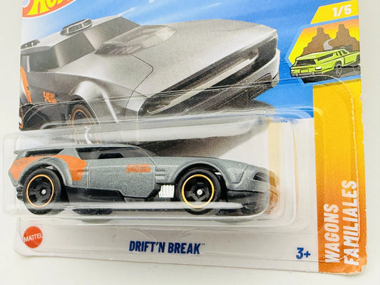 Drift'n Break Hot Wheels 2025 Wagons Familiales 1:64 Blister Szary – zdjęcie 2