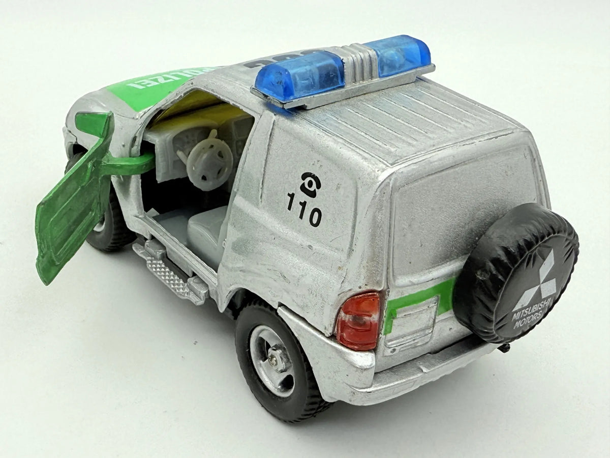 Mitsubishi Pajero POLICE, Suv Policyjny, resoraki, die cast, 1:43 – zdjęcie 2