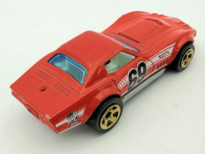 '69 Copo Corvette Hot Wheels Czerwony 1:64 – zdjęcie 2