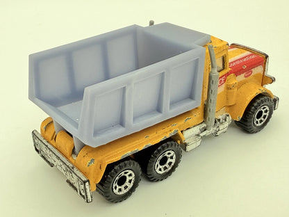 PETERBILT, Matchbox 1981, Resoraki, Die cast 08-1, Żółty, 1:80 – zdjęcie 2