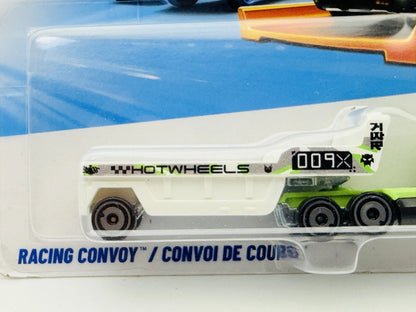 Racing Convoy Hot Wheels 2025 1:64 Ciężarówka Blister Zielony – zdjęcie 2