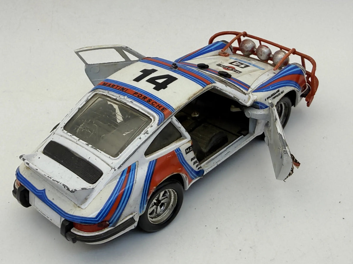 Porsche Carrera RS Safari Martini Racing Polistil 1976 1:27 Made in Italy – zdjęcie 2