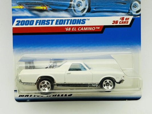 '68 Chevrolet El Camino Hot Wheels 1999 2000 First Editions 1:64 Pickup – zdjęcie 2