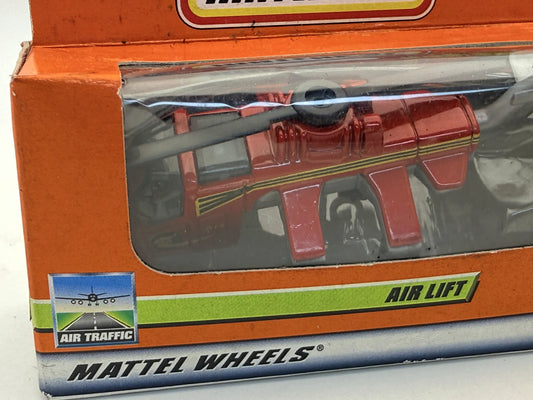 Helikopter AIR LIFT Air Traffic Matchbox 1998 Czerwony 1:64 – zdjęcie 2