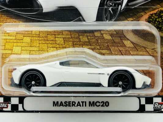 Maserati MC20 Hot Wheels 2025 Boulevard 1:64 Blister Biały – zdjęcie 2