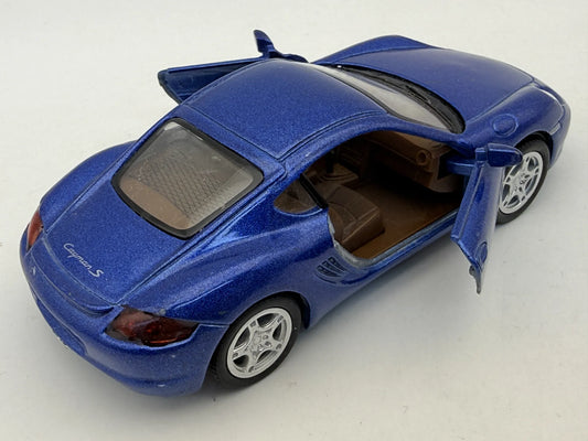 PORSCHE CAYMAN S, Kinsmart, Die cast KT5307, Niebieski, 1:34, Resoraki – zdjęcie 2